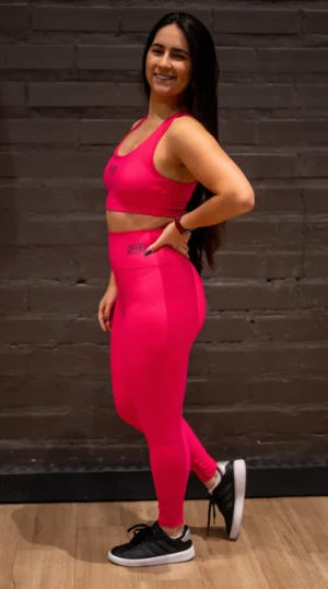 Calça Legging Choque Pink