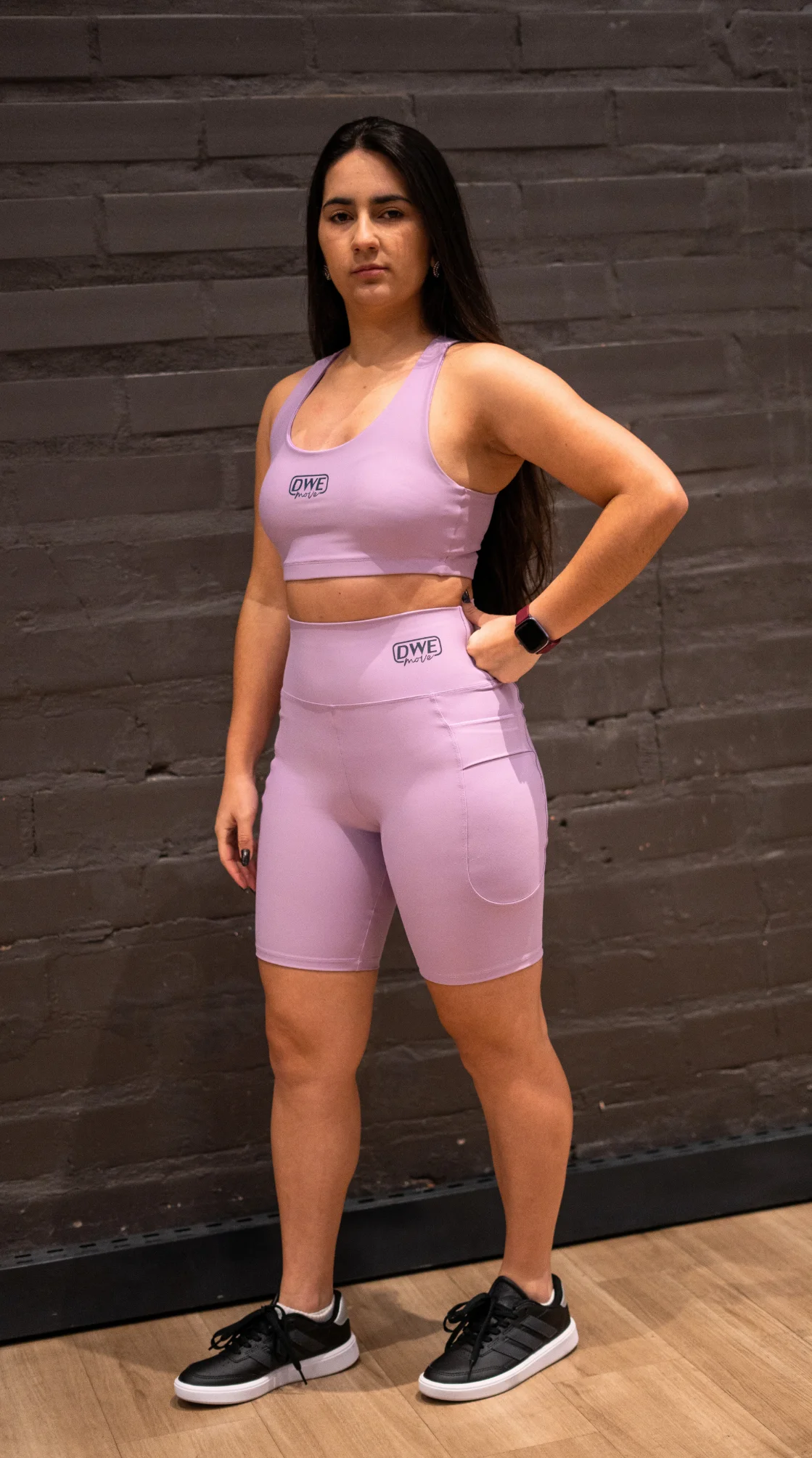 Shorts com Bolso Lavanda